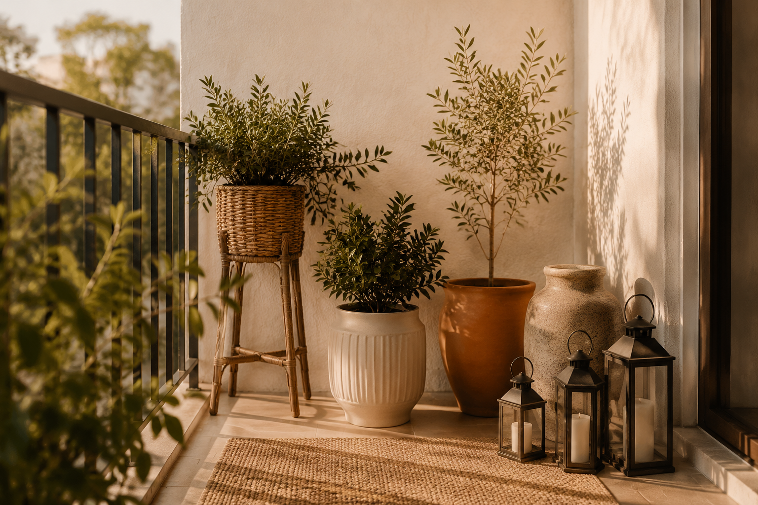The balcony