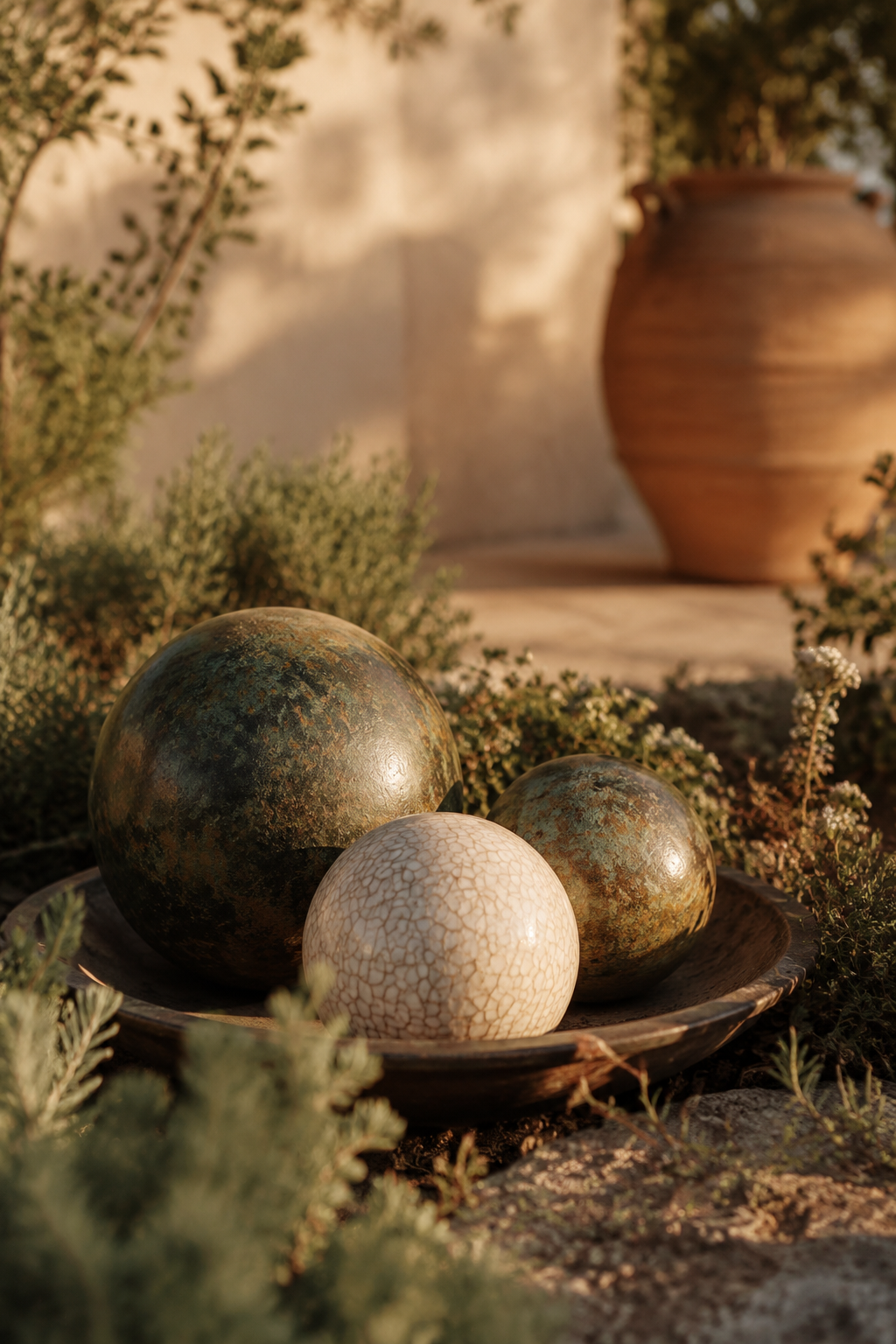Decorative Garden Sphere Set