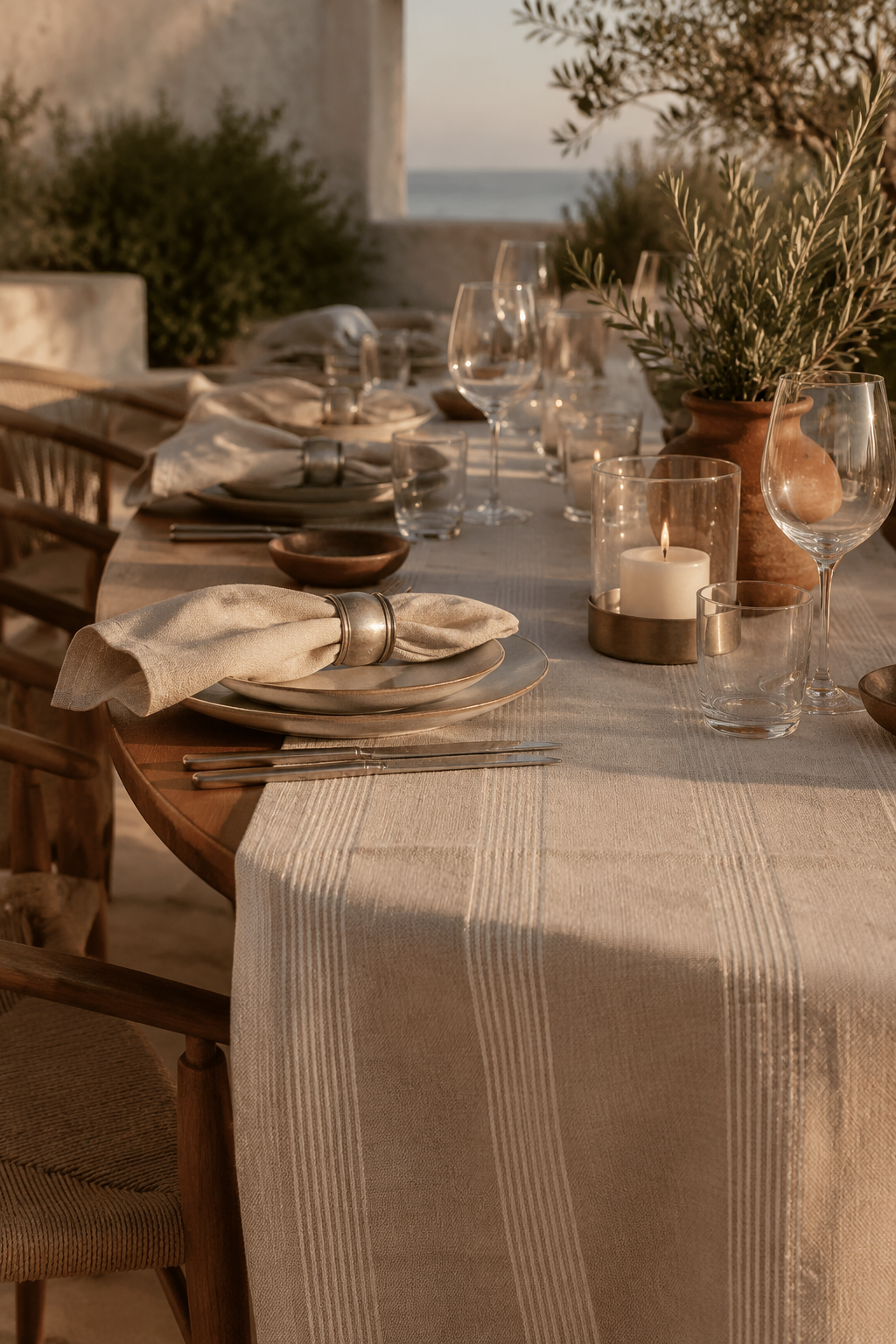 Outdoor Table Runner Set